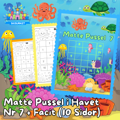 Matte Pussel i Havet Nr 7