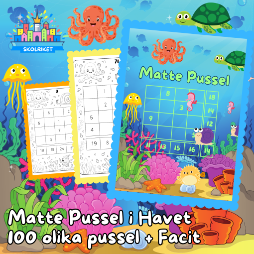 Matte Pussel i Havet Hela Boken
