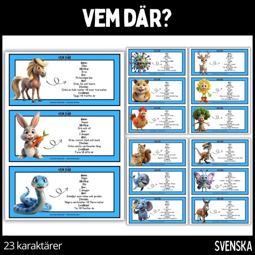 Vem där - med stödstruktur