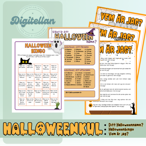 Halloweenkul - lekar för Halloween