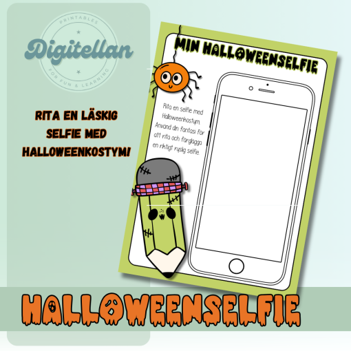 Halloween - Rita din Halloweenselfie