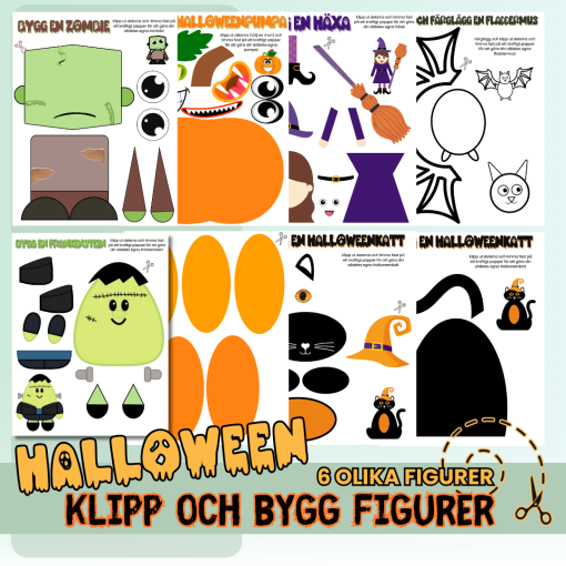 Klipp och bygg - Halloween