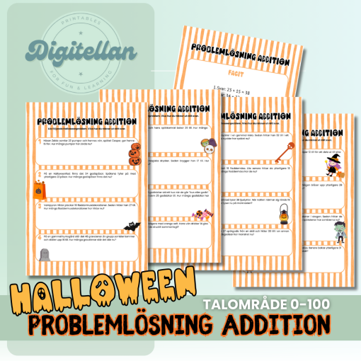 Problemlösning Addition - Halloween