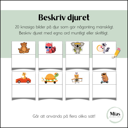 Träna beskrivningar