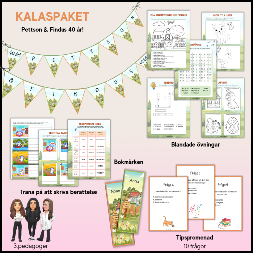Pettson & Findus 40 år - Kalaspaket