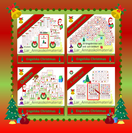 Engelska Christmas 4 i 1