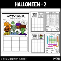 Halloween - 2 - materialpaket
