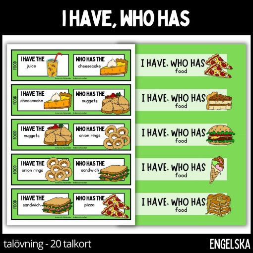 I have, who has domino - food