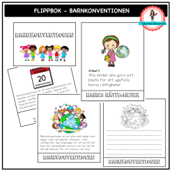 Barnkonventionen - flippbok