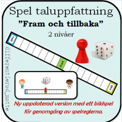 Fram och tillbaka - spel antalsuppfattning
