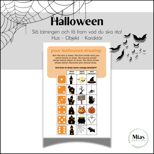 Halloween teckning