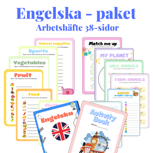 Engelska – 2st Arbetshäften (paket)