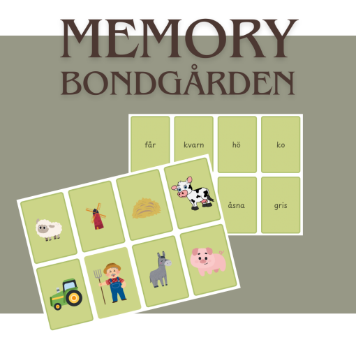 Memory - bondgården - ord & bild