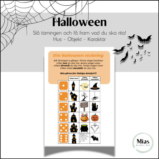 Halloween teckning