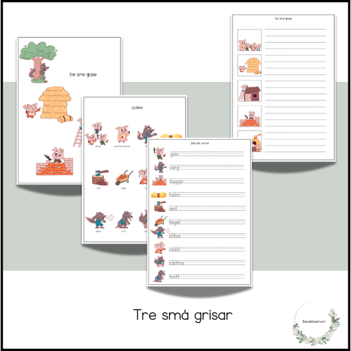 Tre små grisar