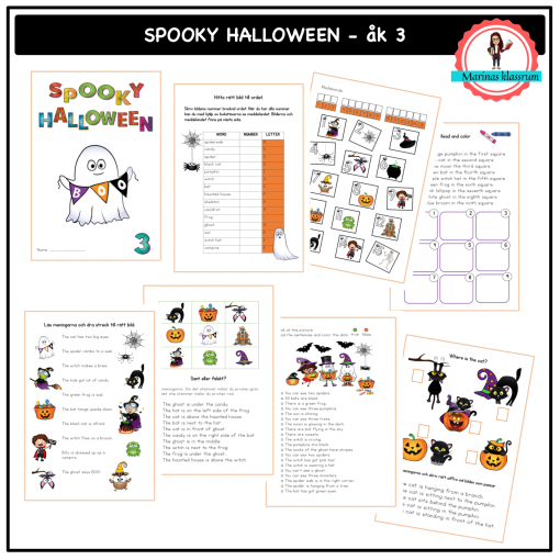 Spooky Halloween åk 3