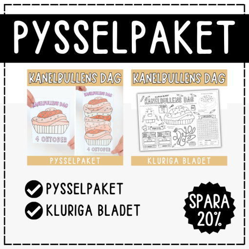 Kanelbullensdag Pysselpaket
