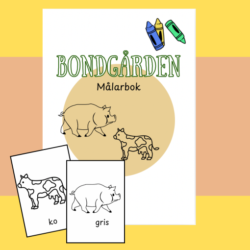 Målarbok - bondgården