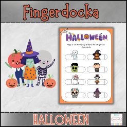 HALLOWEEN fingerdocka