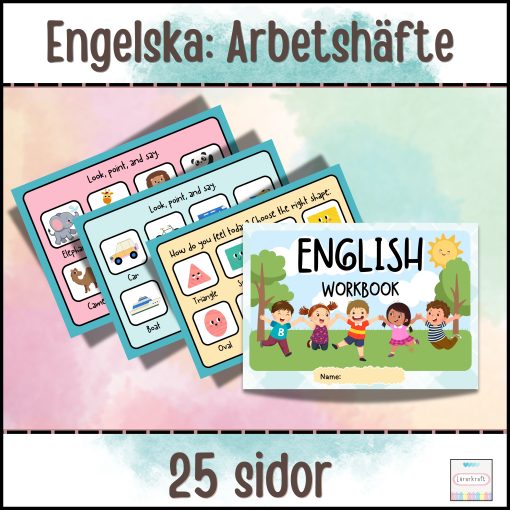 Engelska häfte (25 sidor)