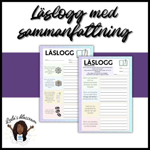 Läslogg, känslor, tankar och sammanfattning