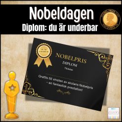 Nobeldagen: diplom