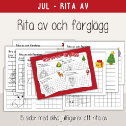 Jul - Rita av och färglägg