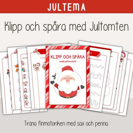 Jul - Klipp och spåra med Jultomten!