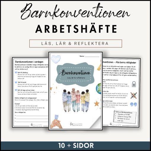 Barnkonventionen – Arbetshäfte: Läs, Lär & Reflektera
