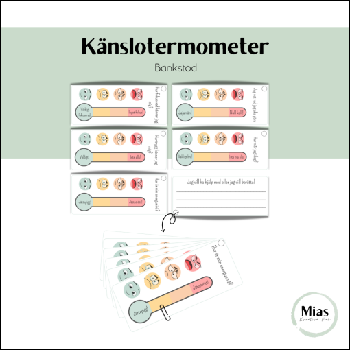 Känslotermometer: Bänkstöd