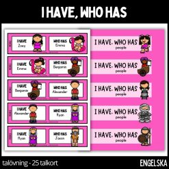 I have, who has domino - people