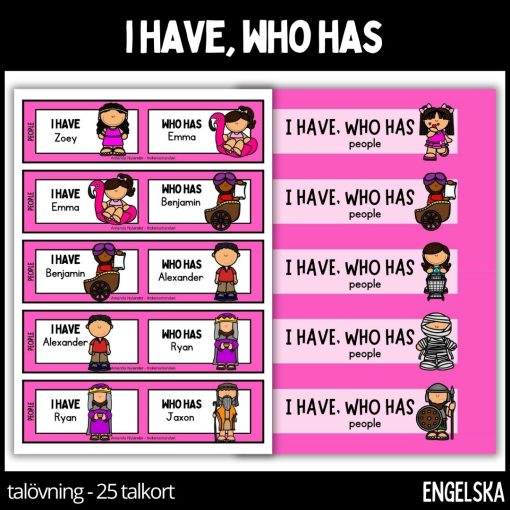 I have, who has domino - people