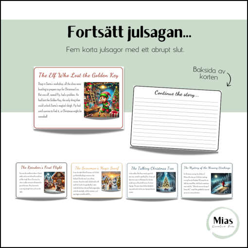 Fortsätt julsagan... (engelska)