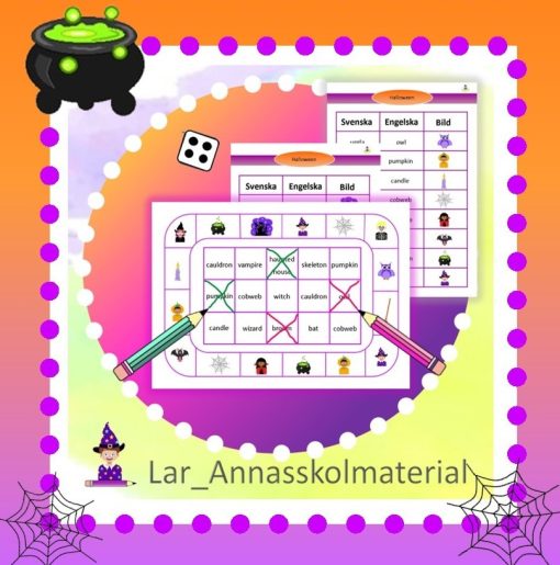 Engelska Halloweenspel