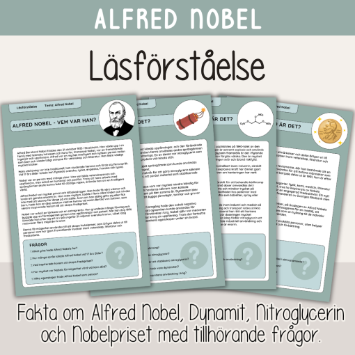 Alfred Nobel - Läsförståelse