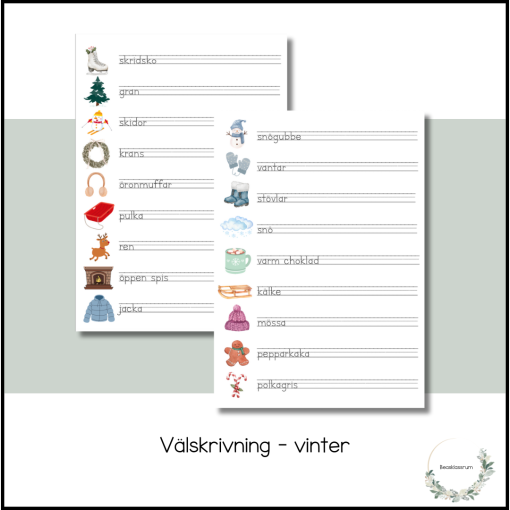 Välskrivning - vinter