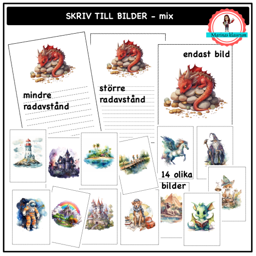 Skriv till bilder - mix
