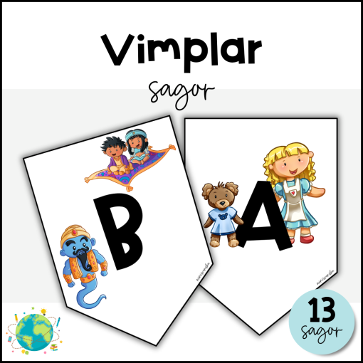 Vimplar - Barnboksveckan