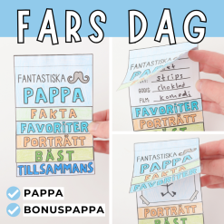 Fars dag: flippbok om pappa