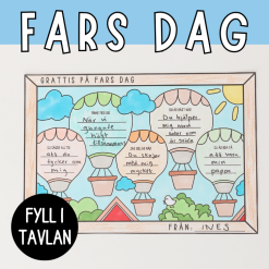 Fars dag-pyssel: fyll i luftballongerna