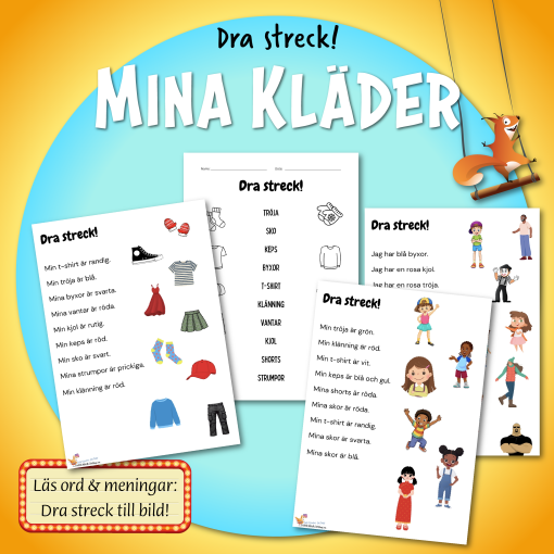 Mina kläder - dra streck!