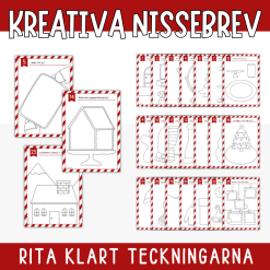 Kreativa nissebrev - rita klart bilden