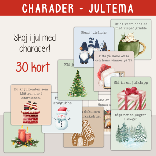 Jul - Charader med jultema