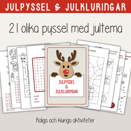 Jul - Stora paketet med pyssel och klurigheter
