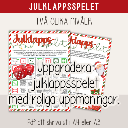 Jul - Spela julklappsspelet