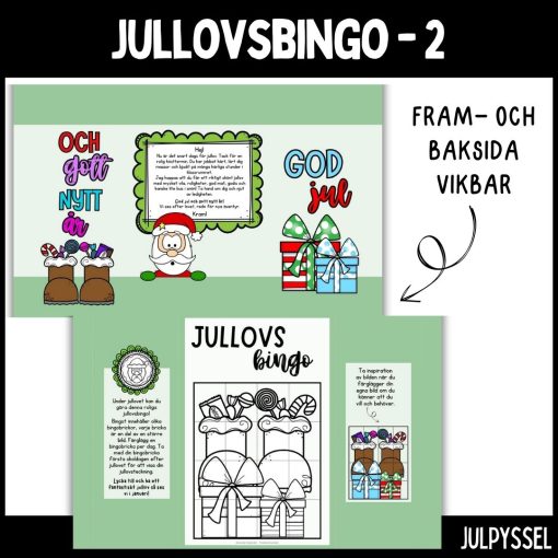 Jullovsbingo / jullovspresent - 2