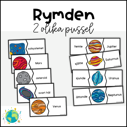 Rymden - 2 pussel