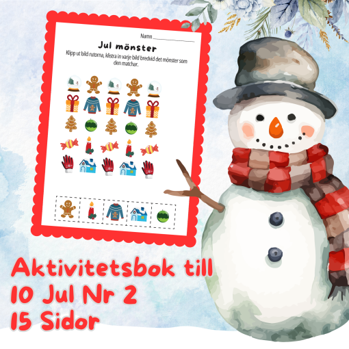Aktivitetsbok till 10 Jul Nr 2 – 15 Sidor