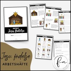 Jesu födelse – Arbetshäfte med läsförståelse
