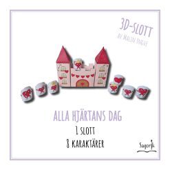 3d-pyssel Slott Alla hjärtans dag
